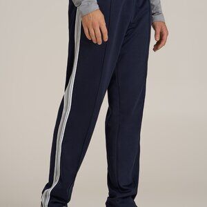 American Tall Tricot Track Pants for Tall Men in Evening Blue Size SS / Tall / E